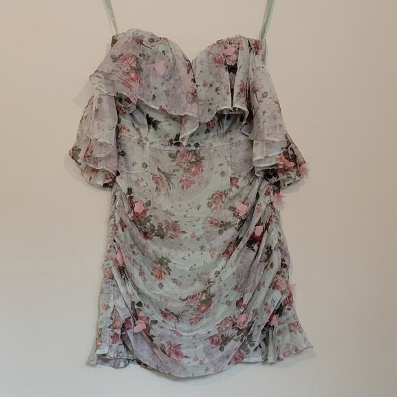 Runaway the label Oriana /Anairo Dress Mint - Picture 2 of 8
